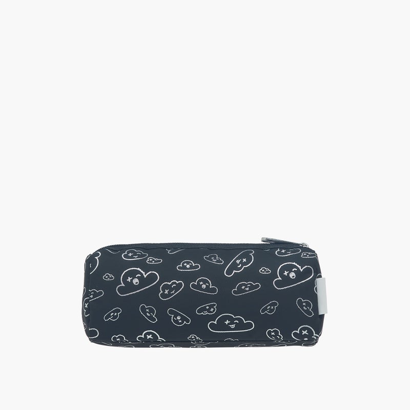 light_and_nine Pouch-With Jibbitz-1 Cmprt With Zipper Closure- (Eva) Black \ 22X7X14 - Image 3